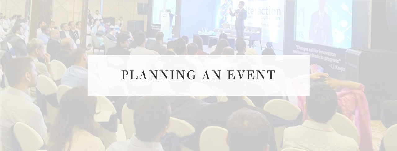 Planning an Event